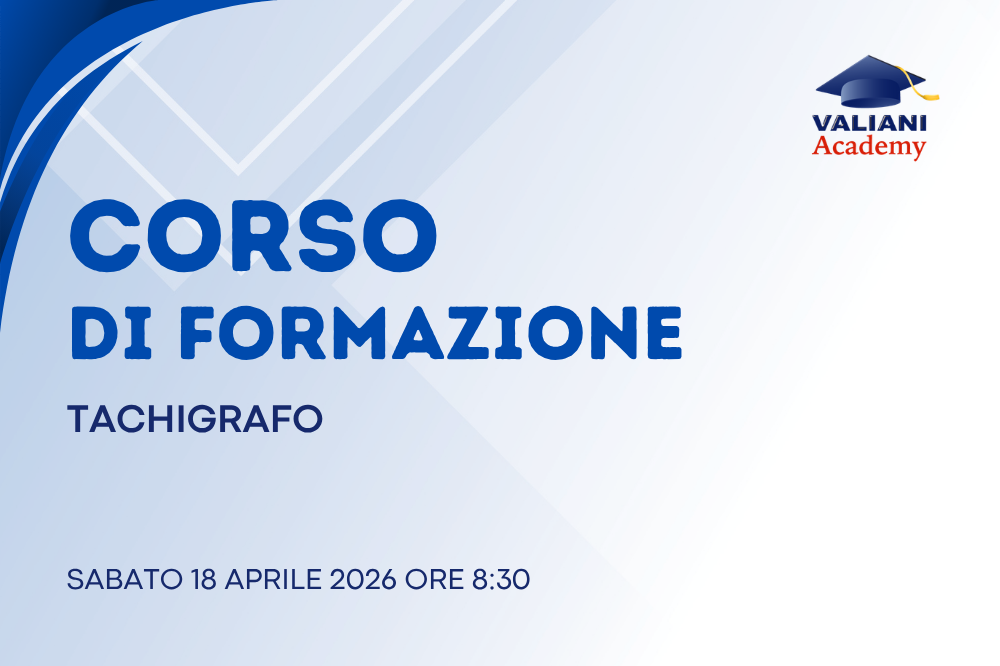 corso tachigrafo 18 aprile 2026